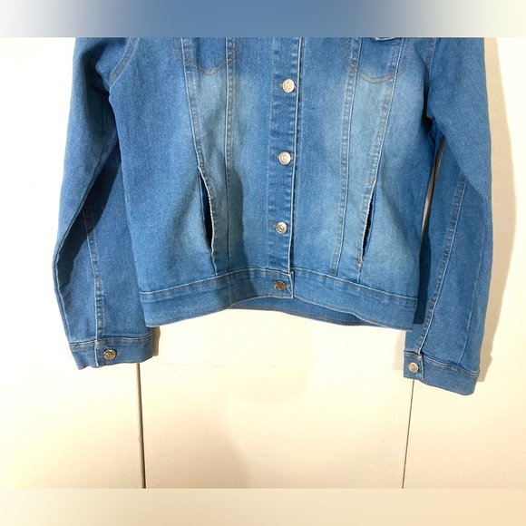 Runs’s Crafts Embroidery Denim Jacket/M - Picture 7 of 8